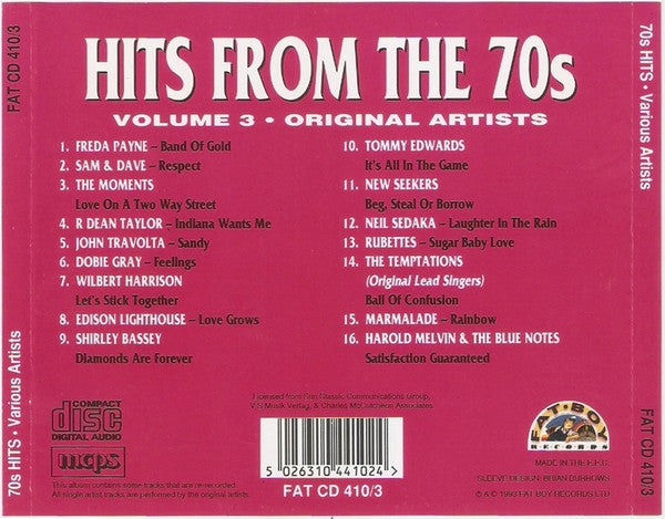 Various : 63 Hits From The Sensational Seventies (4xCD, Comp + Box)