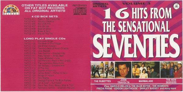 Various : 63 Hits From The Sensational Seventies (4xCD, Comp + Box)