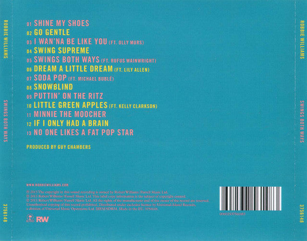 Robbie Williams : Swings Both Ways (CD, Album)