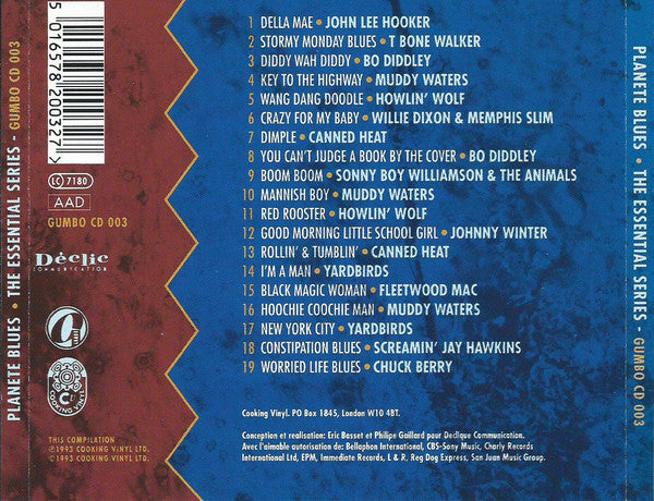 Various : Planete Blues (The Essential Series) (CD, Comp, Smplr)