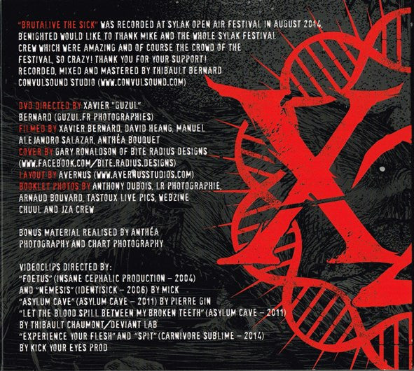 Benighted : Brutalive The Sick (CD, Album + DVD, NTSC + Ltd, Num)