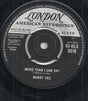 Bobby Vee : More Than I Can Say (7", Single)