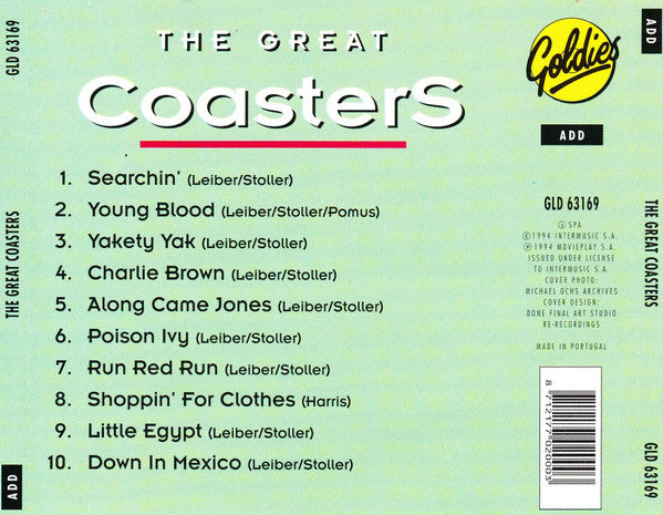 The Coasters : The Great Coasters (CD, Comp)