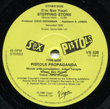 Sex Pistols : (I'm Not Your) Stepping Stone (7", Single, No )
