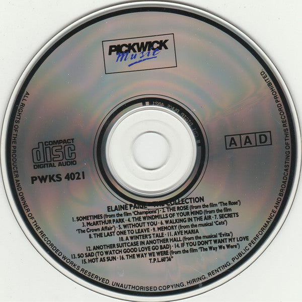 Elaine Paige : The Collection (CD, Comp)