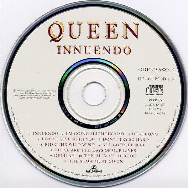 Queen : Innuendo (CD, Album)