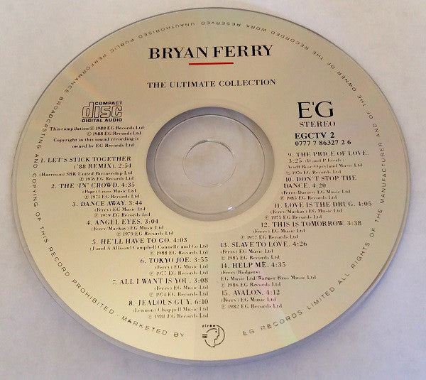 Bryan Ferry And Roxy Music : Bryan Ferry - The Ultimate Collection With Roxy Music (CD, Comp, RE)