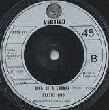 Status Quo : Rockin' All Over The World (7", Single, Com)