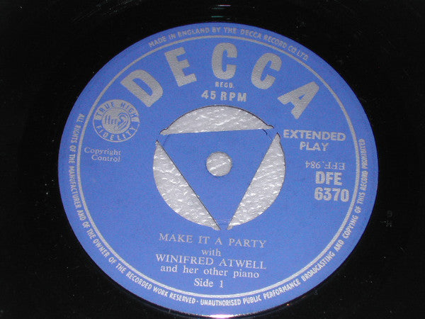Winifred Atwell : Make It A Party (7", EP, tri)