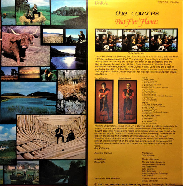 The Corries : Peat Fire Flame (LP, Album)
