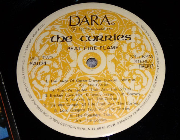 The Corries : Peat Fire Flame (LP, Album)