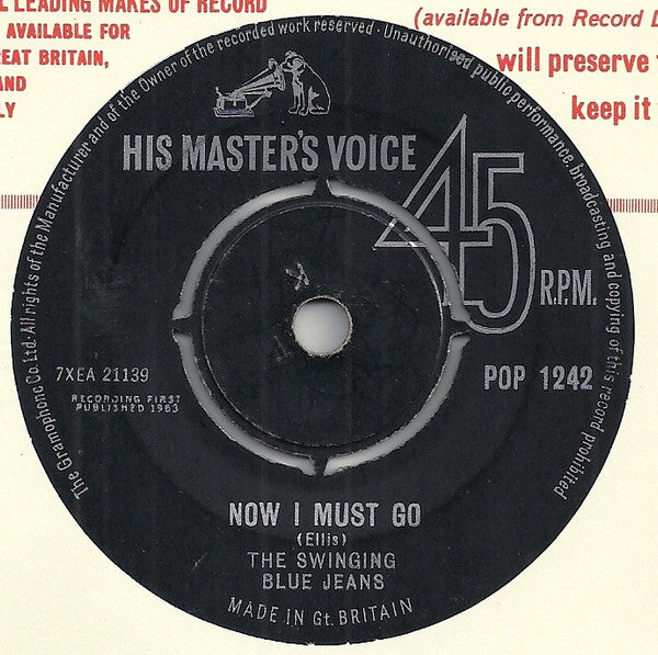 The Swinging Blue Jeans : Hippy Hippy Shake (7", Single)