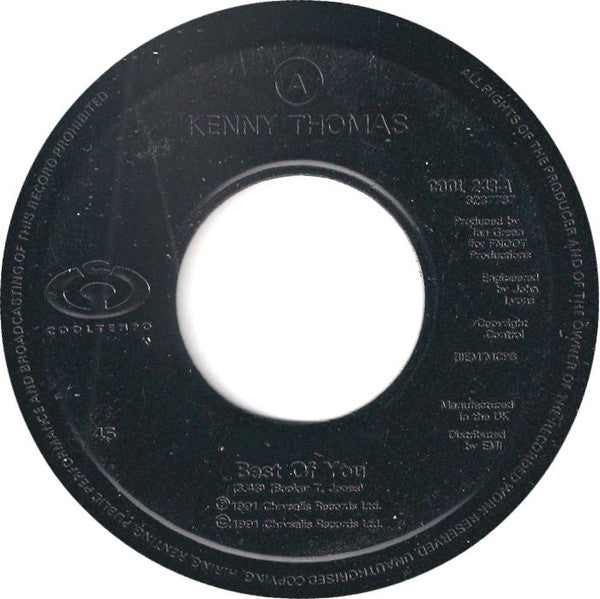 Kenny Thomas : Best Of You (7", Single, Jukebox, Bla)