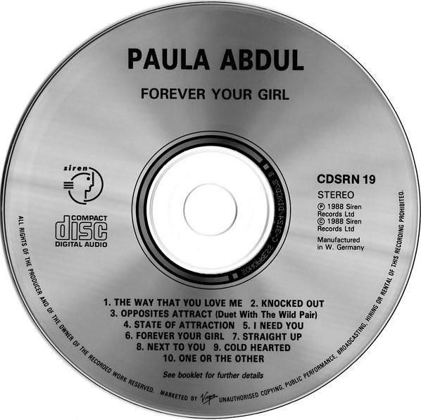 Paula Abdul : Forever Your Girl (CD, Album)