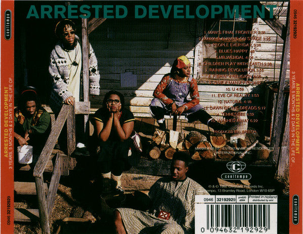 Arrested Development - 3 Years, 5 Months And 2 Days In The Life Of... (CD) (Very Good Plus (VG)) - DaddyPop