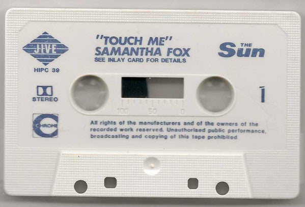 Samantha Fox : Touch Me (Cass, Album)