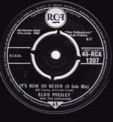 Elvis Presley With The Jordanaires : It's Now Or Never (O Sole Mio) (7", Single)