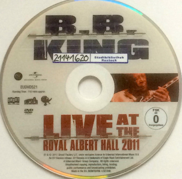 B.B. King : Live At The Royal Albert Hall 2011 (DVD-V, NTSC)