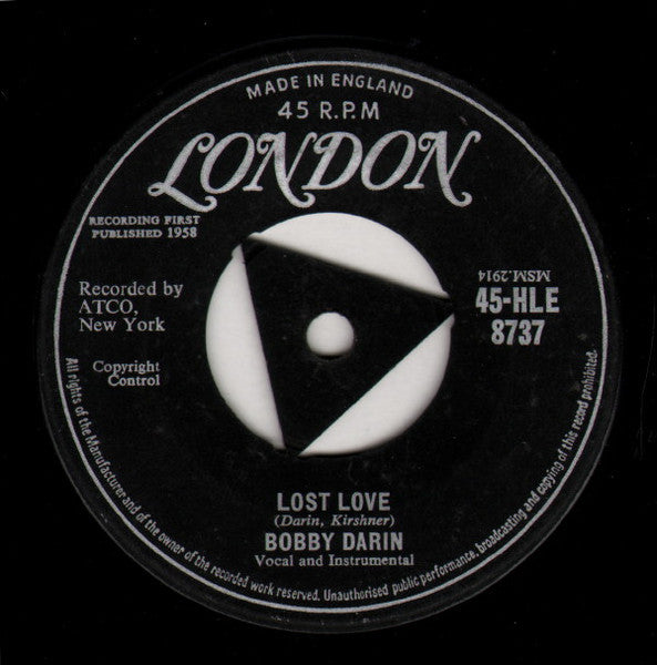 Bobby Darin : Queen Of The Hop (7", Single)