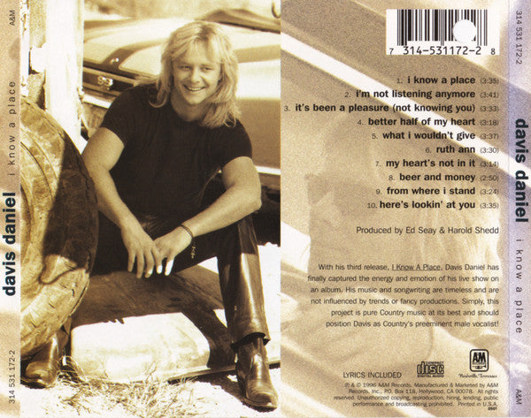 Davis Daniel : I Know A Place (CD, Album)