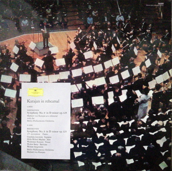 Ludwig Van Beethoven - Herbert Von Karajan - Berliner Philharmoniker : Karajan In Rehearsal (LP, Gat)