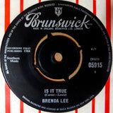 Brenda Lee : Is It True (7", Single)