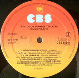 Bobby Bare : Ain't Got Nothin' To Lose (LP, Album)
