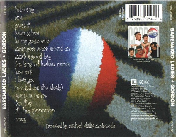 Barenaked Ladies : Gordon (CD, Album, RP)