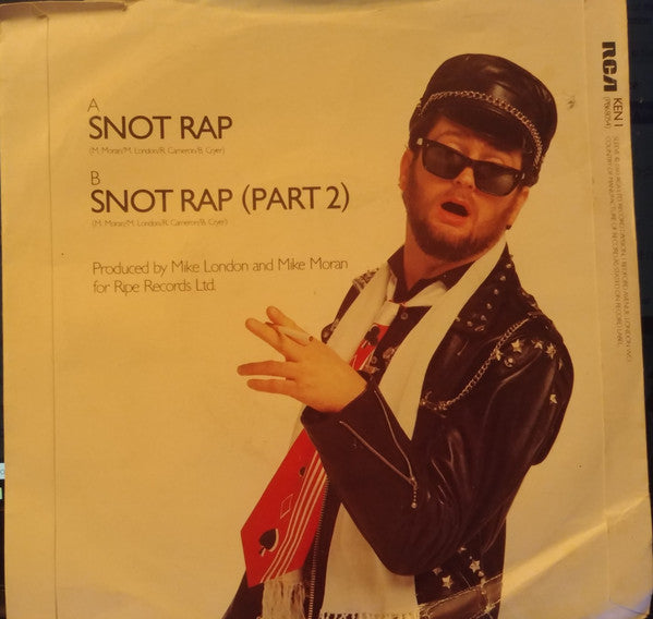 Kenny Everett : Snot Rap (7", Gre)