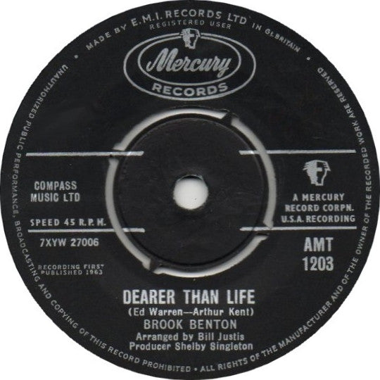 Brook Benton : I Got What I Wanted (7", Single)