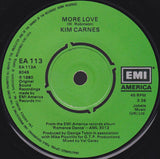 Kim Carnes : More Love (7", Single)