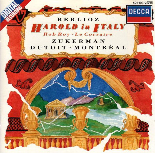 Hector Berlioz - Pinchas Zukerman, Charles Dutoit, Orchestre symphonique de Montréal : Harold In Italy • Rob Roy • Le Corsaire (CD, RE)