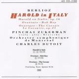Hector Berlioz - Pinchas Zukerman, Charles Dutoit, Orchestre symphonique de Montréal : Harold In Italy • Rob Roy • Le Corsaire (CD, RE)