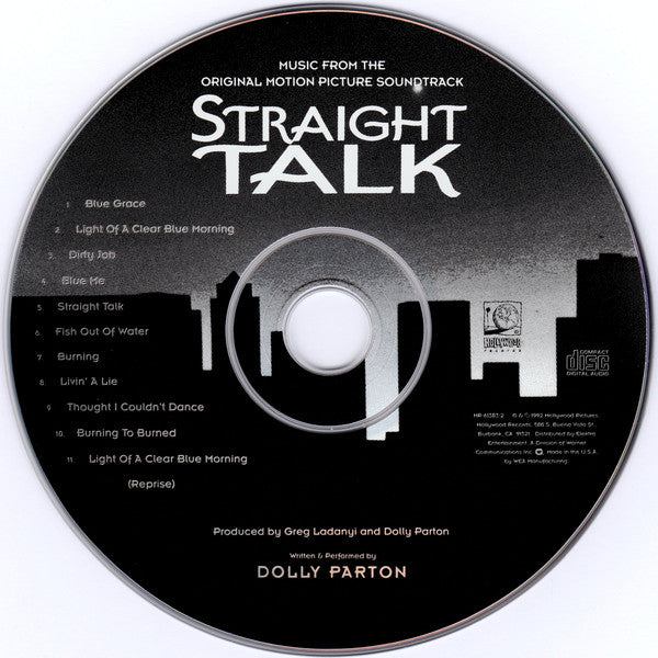 Dolly Parton - Straight Talk (Music From The Original Motion Picture Soundtrack) (CD) (Very Good Plus (VG)) - DaddyPop