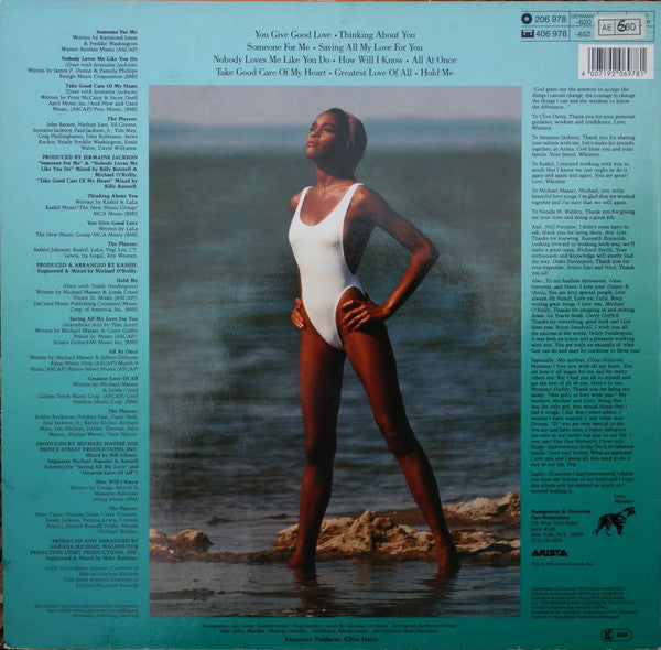 Whitney Houston : Whitney Houston (LP, Album)