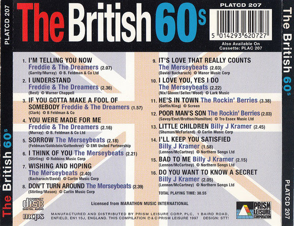 Various : The British 60s (CD, Comp)