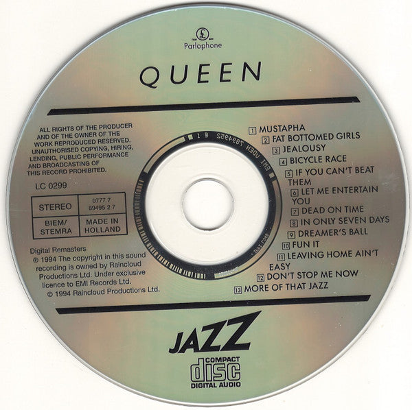 Queen : Jazz (CD, Album, RE, RM, RP)