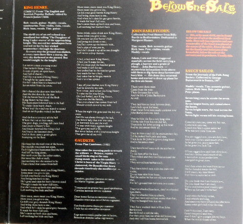 Steeleye Span : Below The Salt (LP, Album, RE, Gat)