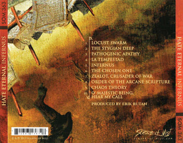 Hate Eternal : Infernus (CD, Album)