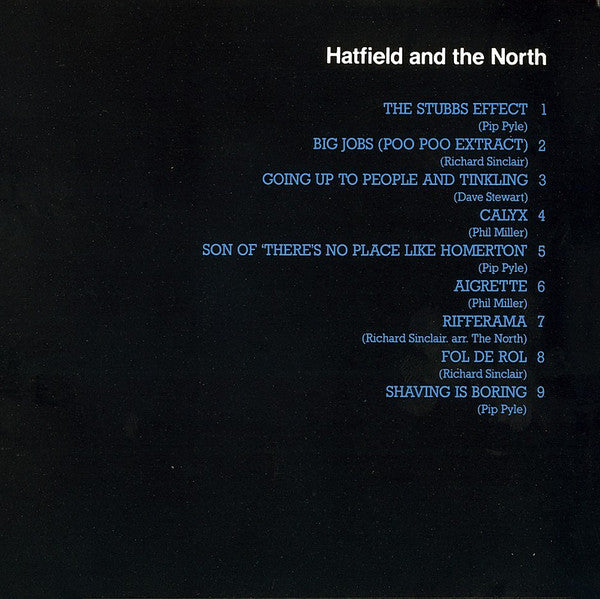 Hatfield And The North : Hatfield And The North (CD, Album, RE, EMI)