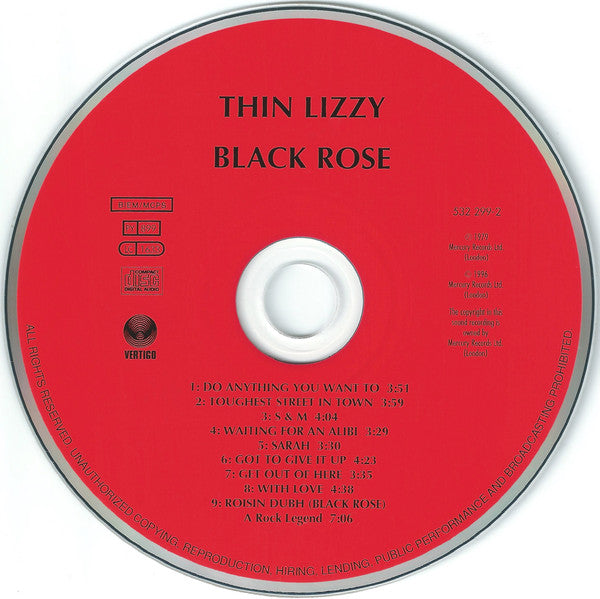 Thin Lizzy : Black Rose (A Rock Legend) (CD, Album, RE, RM)