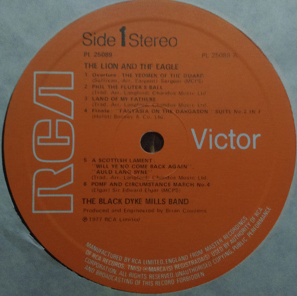 The Black Dyke Mills Band : The Lion & The Eagle (LP, Album)