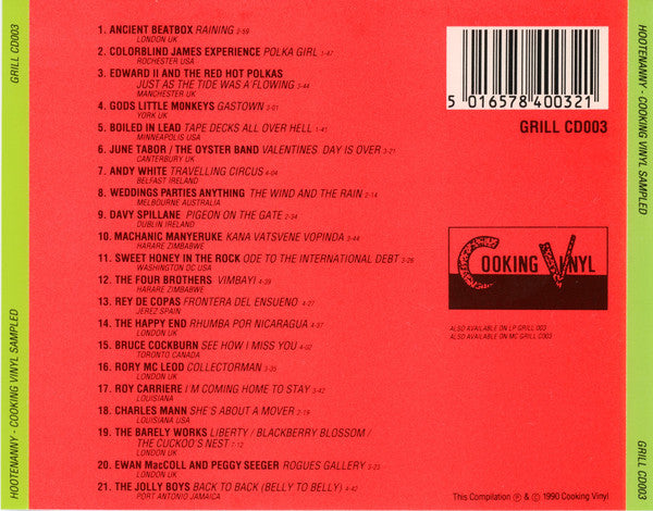 Various : Hootenanny (CD, Comp, Smplr)