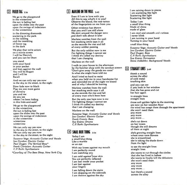 Suzanne Vega : Suzanne Vega (CD, Album, RE)