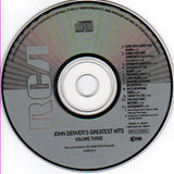 John Denver : Greatest Hits - Volume 3 (CD, Comp)