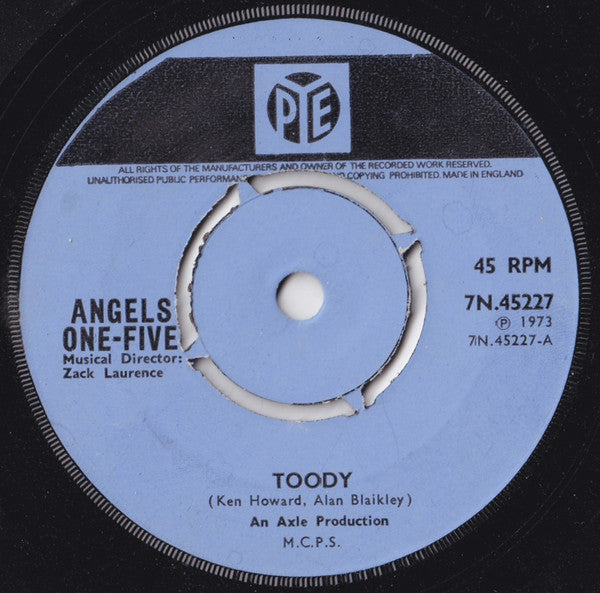 Angels One-Five - Toody (7) (Very Good Plus (VG)) - DaddyPop