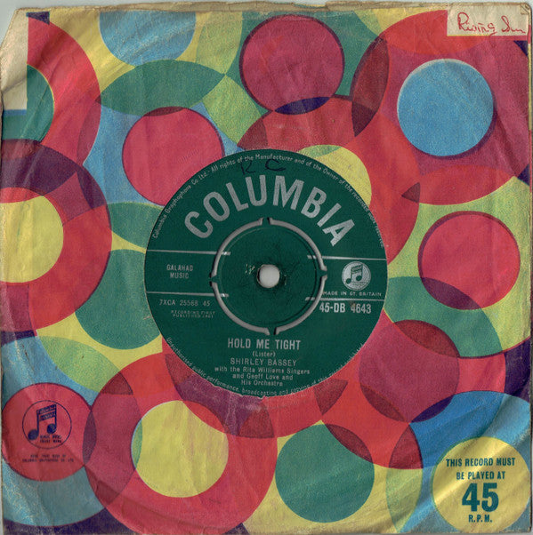 Shirley Bassey : You'll Never Know (7", Single)