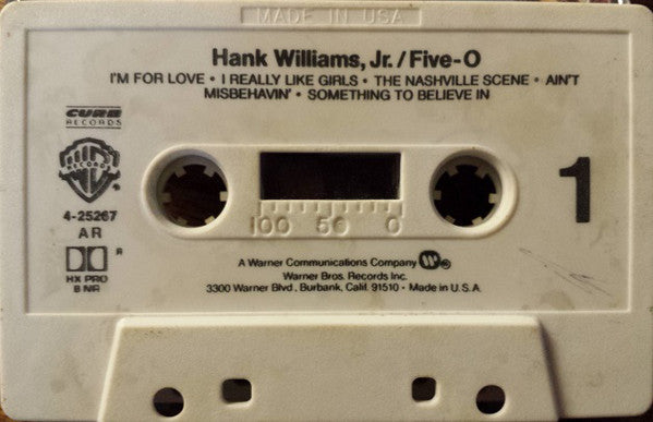 Hank Williams Jr. : Five-O (Cass, Album)
