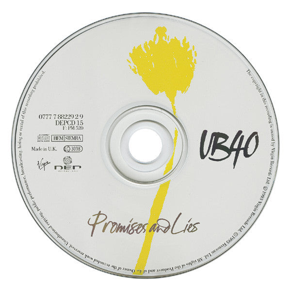 UB40 : Promises And Lies (CD, Album)