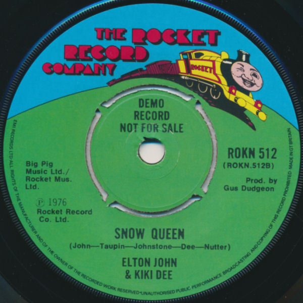 Elton John, Kiki Dee : Don't Go Breaking My Heart (7", Single, Promo, Pic)